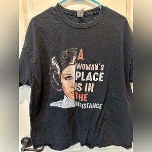 2 Star Wars Black and White Graphic Tees